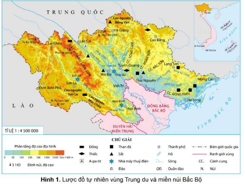 Bản đồ các dòng sông Việt Nam