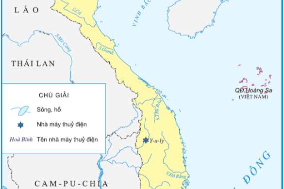 Bản đồ các dòng sông Việt Nam chi tiết và đầy đủ nhất