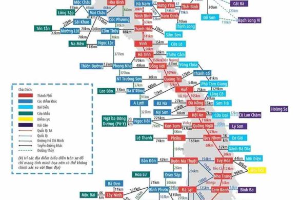 Khám phá bản đồ du lịch Việt Nam mới nhất