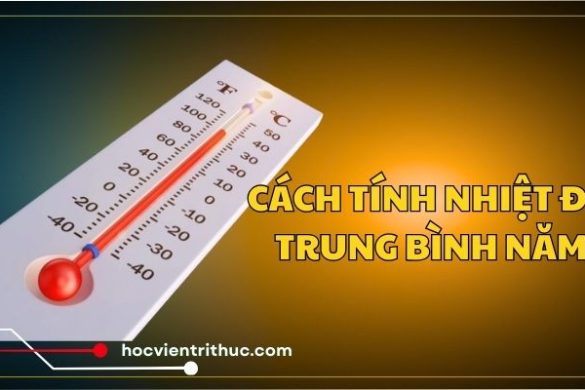 2 cách tính nhiệt độ trung bình năm